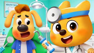 Dental Clinic | Keep Your Teeth Healthy | Good Habits | Cartoon | Sheriff Labrador