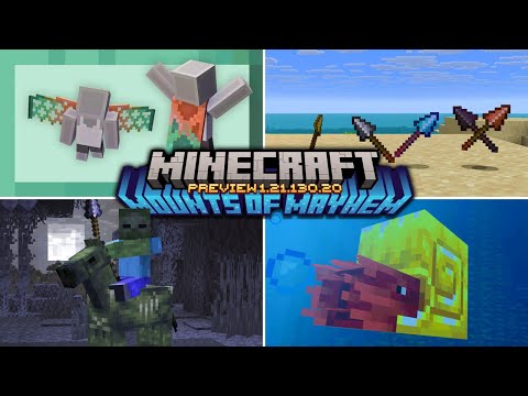 EVERYTHING NEW in Minecraft Bedrock Edition 1.21.130.20 Preview!