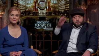 Fantastic Beasts and Where To Find Them Interview - Alison Sudol & Dan Fogler video