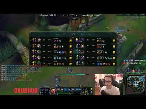TSM - Bjergsen Stream Full Game Kled Mid Lane 28/8/2018