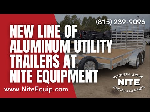 New Line of Black Rhino Utility Trailers at Nite Equipment