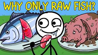 Why Do We Eat Raw Fish But Avoid Raw Meat?