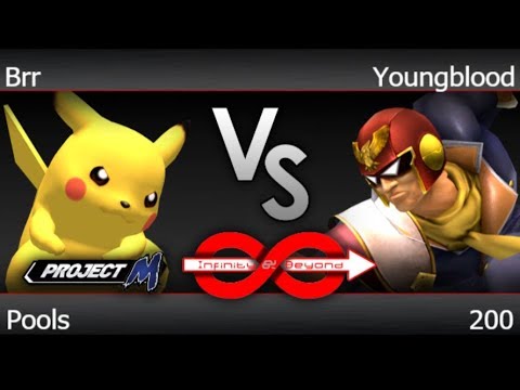 IaB! 200 - Brr (Pikachu) vs [MB] Youngblood (C Falcon) Pools - PM