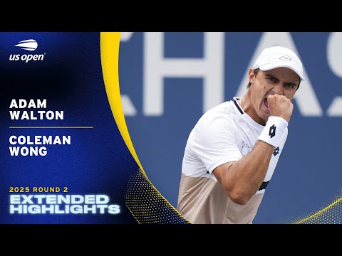 Adam Walton vs. Coleman Wong Extended Highlights | 2025 US Open Round 2