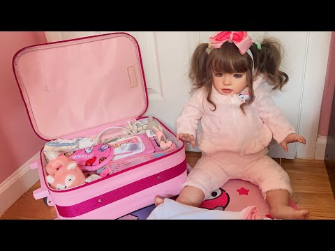 QUE HAY EN LA MALETA DE VIAJE DE MI REBORN TODDLER BELET / VIAJE EN 🚗 CARRO DE 20 HORAS /