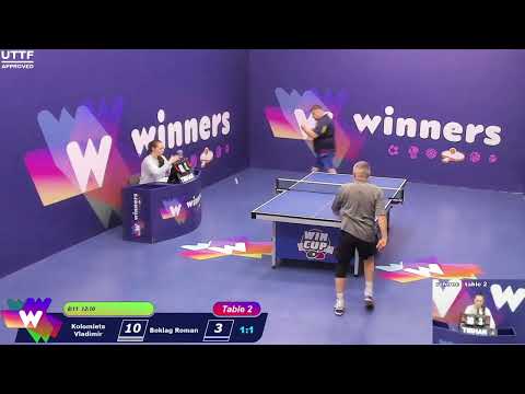 WINners CUP table 2  27.01  Kolomiets Vladimir - Boklag Roman  17:00