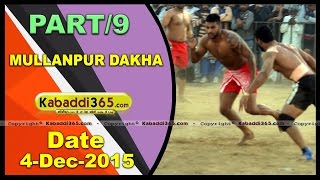 (1) Mullanpur Dakha (Ludhiana) Kabaddi Tournament 4 Dec 2015