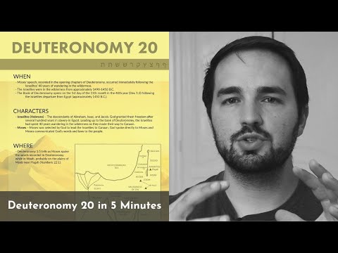 Deuteronomy 20 Summary: 5 Minute Bible Study