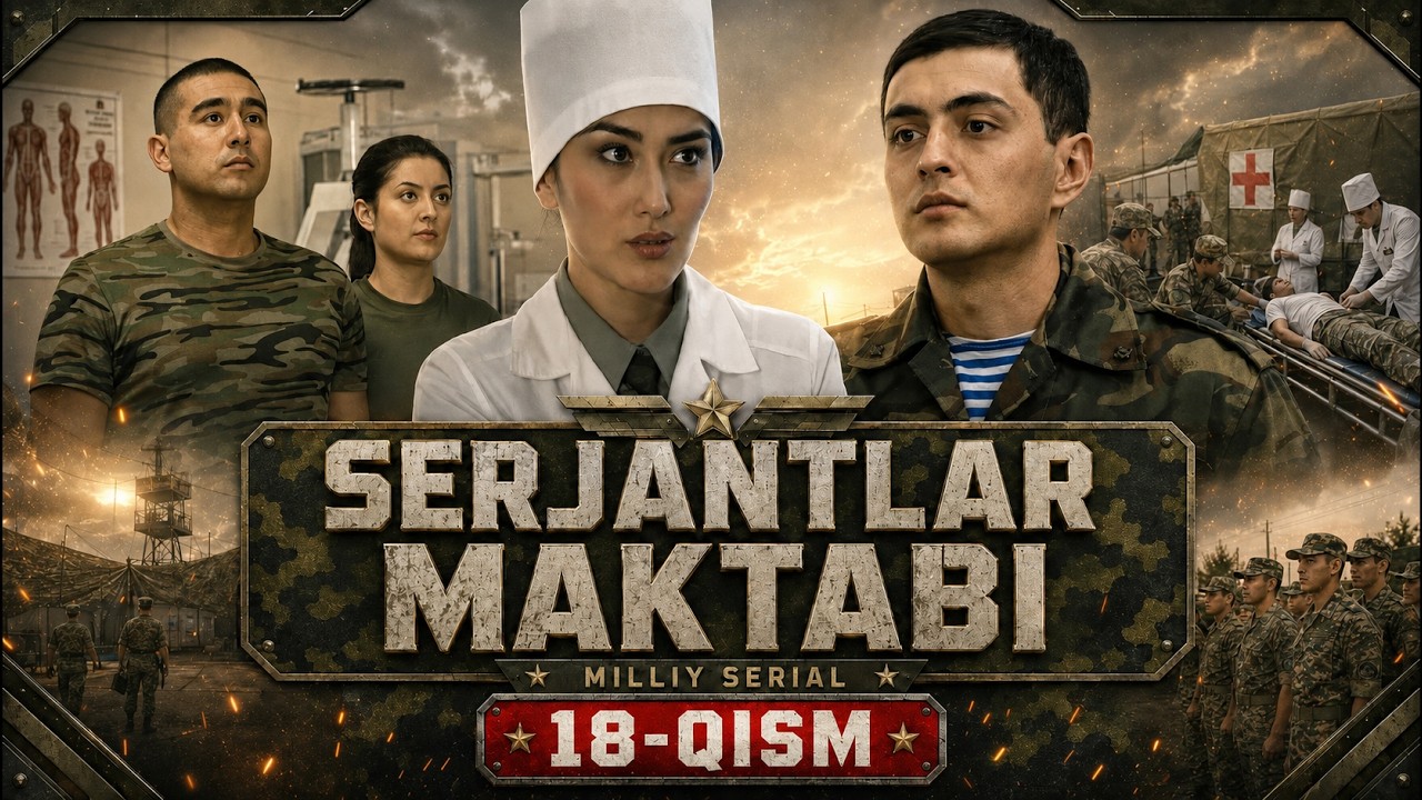 SERJANTLAR MAKTABI 18-qism (Milliy serial) || СEРЖАНТЛАР МАКТАБИ 18 қисм (Миллий сериал)