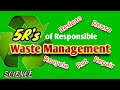 5R's of Responsible Waste Management | REDUCE, REUSE, RECYCLE, REPAIR, ROT