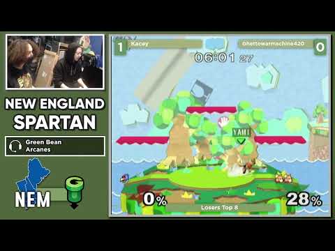 NE Melee Spartan 2 - Kacey (Falco) vs. GWM420 (Fox) - SSBM LR2
