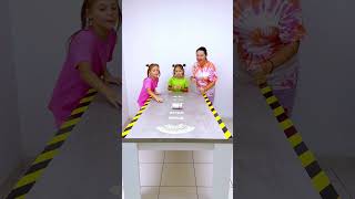 Mini game for a Big Surprise Family Challenge #shorts Eva Alisa Family Shorts 