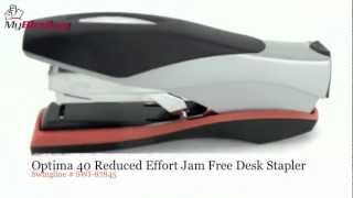 swingline stapler tacking optima reduced jam effort demo desk