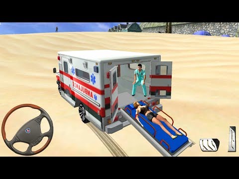 NY City Ambulance Driver Simulator - Coast Guard Beach Rescue - Android Gameplay #6