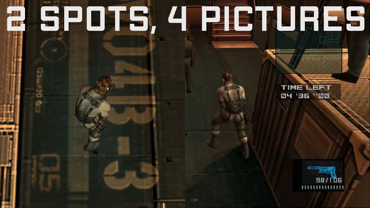 How to Speedrun the Photos in the Tanker of Metal Gear Solid 2