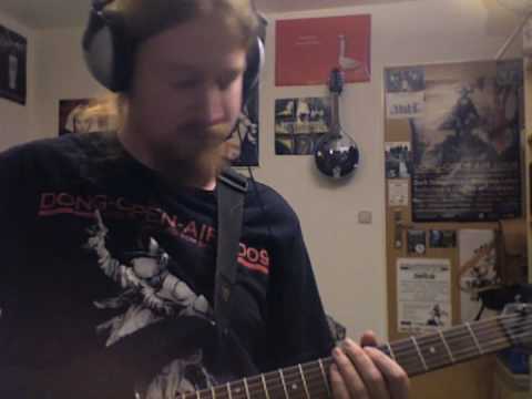Folkedudl - Storming the red clouds beneath the burning sky - Guitar play along