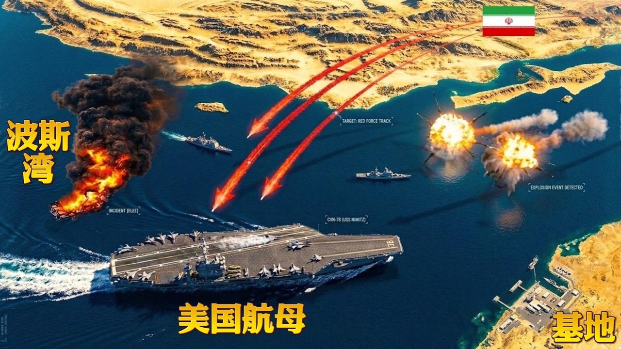 欧盟刚刚向霍尔木兹海峡投放了一个巨型物体……然后美国海军做了这件事