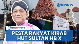 Kirab HUT ke-80 Raja Keraton Jogja Sri Sultan HB X Berlangsung Meriah, Ribuan Warga Bawa Hasil Bumi