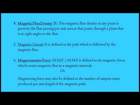 What is Magnetic Flux Density, Magnetic Circuit and Magneto Motive Force (MMF)? | Electromagnetism