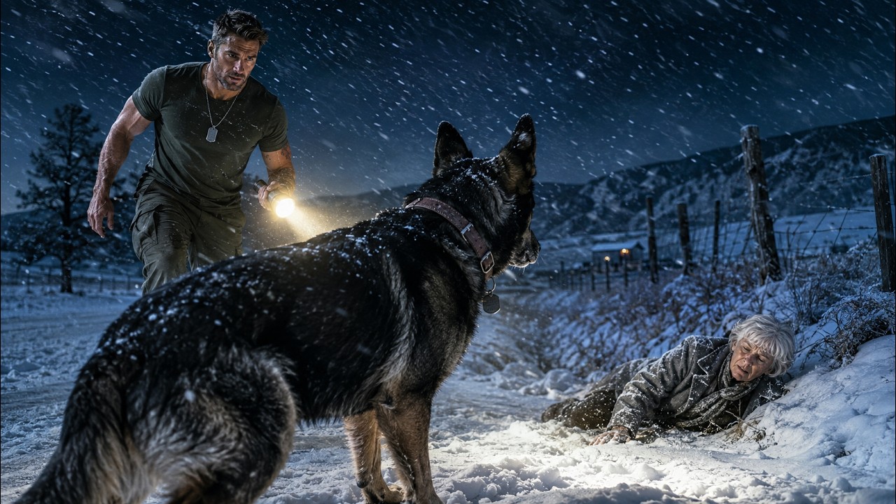 Navy SEAL Saved a Freezing Stranger — Then His K9 Recognized Her