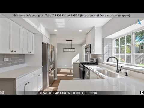 Priced at $2,400 - 3124 Gresham Lane W, Aurora, IL 60504