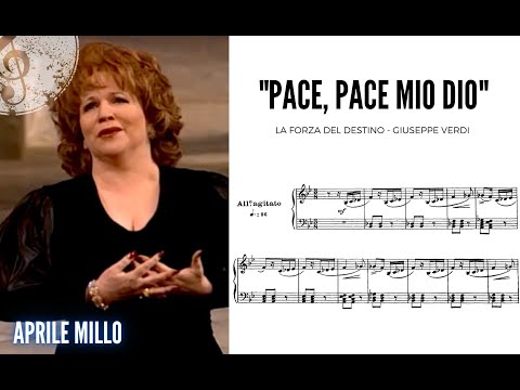 "Pace, pace mio dio" La Forza del Destino - Aprile Millo (with score!) HQ 1080p