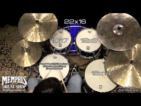 Pearl Masters MCX Maple Drum Set 22/10/12/16 - Navy Blue Sparkle