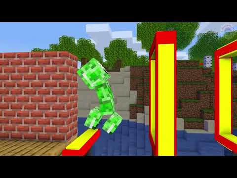 Monster School || Acrobatics - Funny Minecraft Animation