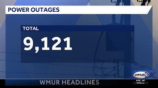Thousands of power outages reported across New Hampshire Friday morning