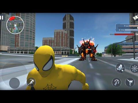 Spider Rope Hero Vs Incredible Monster - Flying Spider Hero City Rescue Battle | Android GamePlay