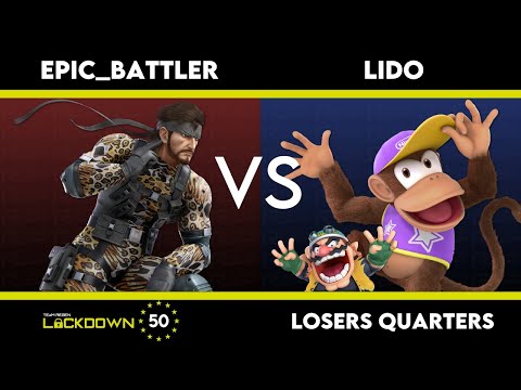 Lockdown #50th Special EU Edition Losers Quarters: Epic_Battler (Snake) Vs Lido (Diddy Kong, Wario)