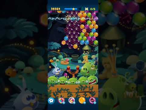 Angry Birds Pop Bubble Shooter LEVEL 455 3 STARS NO BOOSTERS #angrybirdspopbubbleshooter