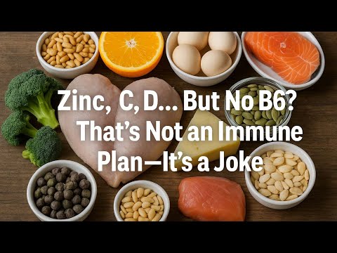 Zinc, C, D... But No B6? That’s Not an Immune Plan—It’s a Joke