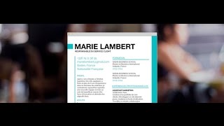 CV classique "Ouvert" - by Mycvfactory