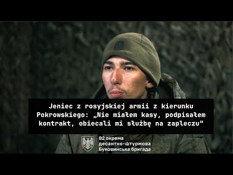 Jeniec z rosyjskiej armii : „Nie miałem kasy, podpisałem kontrakt, obiecali mi służbę na zapleczu"