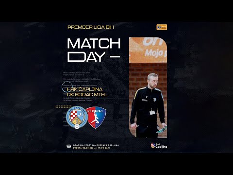 🔴 UŽIVO: HRK "ČAPLJINA" - RK "BORAC" - 2.3.2024. (Rukometna BHT Premijer liga)