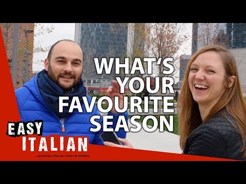 あなたの好きな季節は？| 簡単イタリアン18選 (What is your favourite season? | Easy Italian 18)