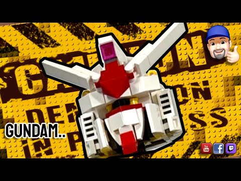 Final Demolition!? Gundam falls to Ziploc City #Lego #AllBricksCount #Super18k #18kSuper