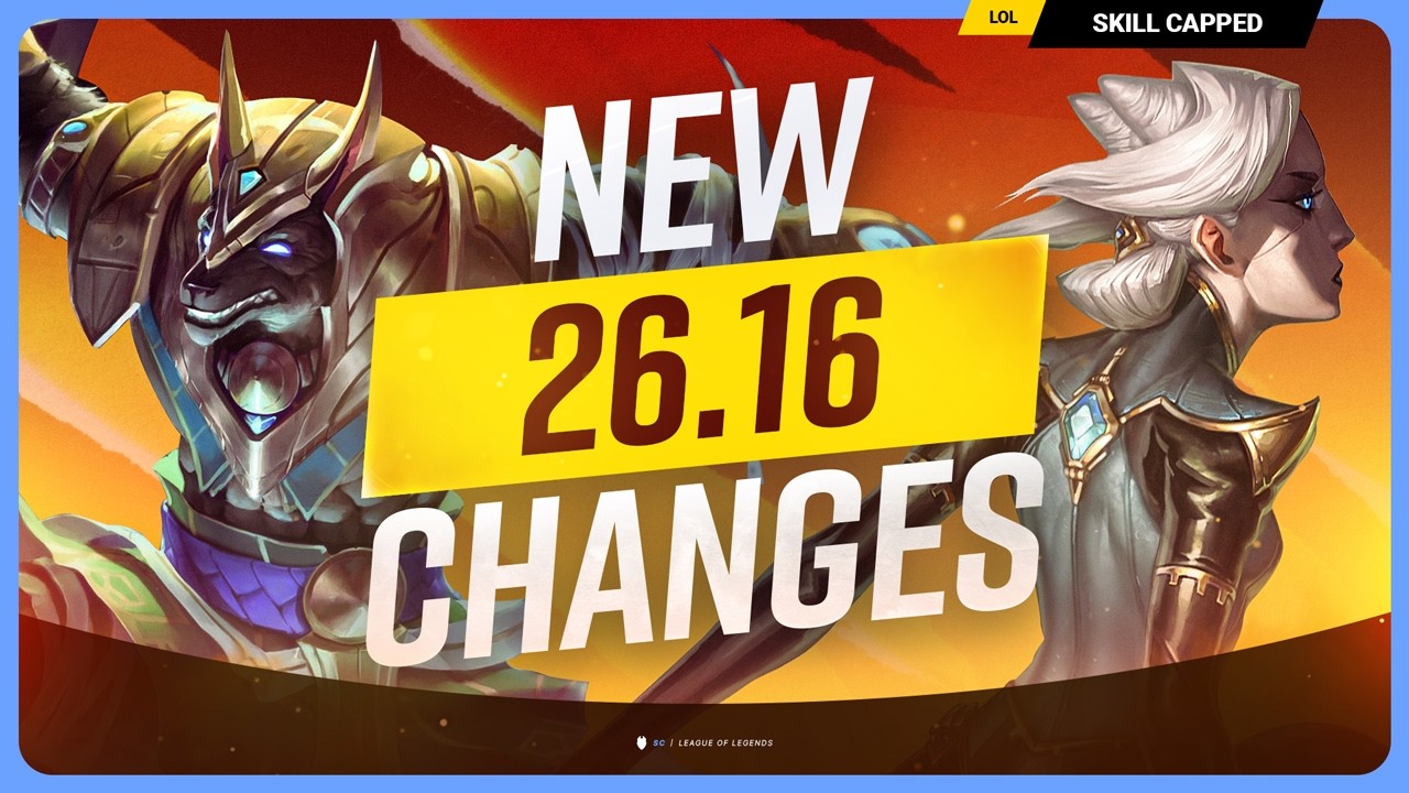 LoL Patch 26.16: Riot Attacks Support Roaming Meta, 27 ADCs Get MR Buff, Jungle Diversifies