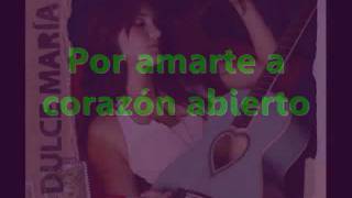 Dulce Maria - Ingenua (letras/lyrics)
