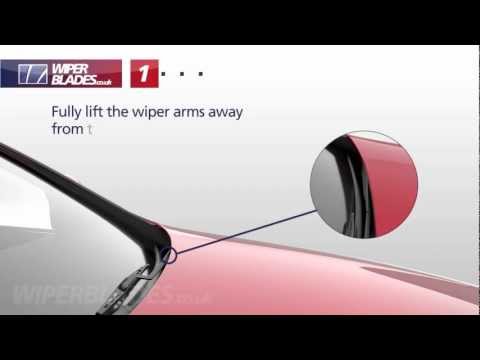 How to Remove and then Fit Conventional Wiper Blades