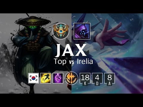 Jax Top vs Irelia - KR Challenger Patch 8.7