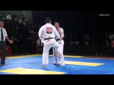 Andre Kireev (Russia) v Carlos Escribano (Russia) 1st Round British Open Knockdown Tournament 2014