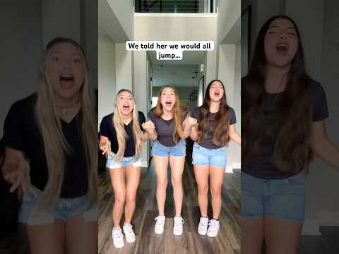 PRANKING OUR SISTER… 👀😝😂 | Triple Charm #Shorts