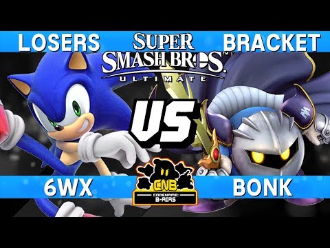 Will 6WX Finally Be Stopped? Smash Ultimate Tournament Set - Bonk (Meta Knight) v 6WX (Sonic) CNB172