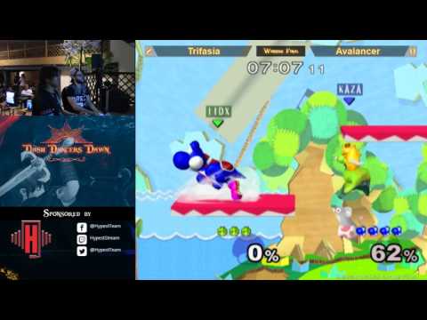 DDD - Avalancer (Yoshi) Vs. Trif (Peach) - Winners Finals - Melee