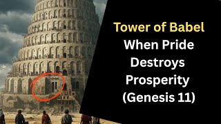 The Tower of Babel When Pride Destroys Prosperity Genesis 11