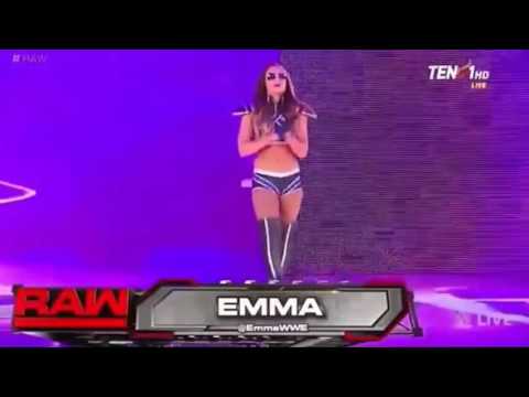 WWE Emma's Return Entrance RAW 06/12/2017