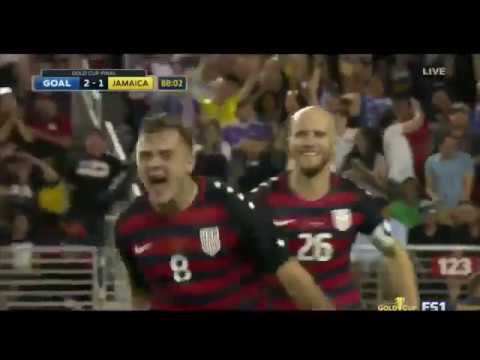 Jordan Morris Winning Goal ~ USA vs Jamaica 2-1 Gold Cup Final (26-07-17) HD