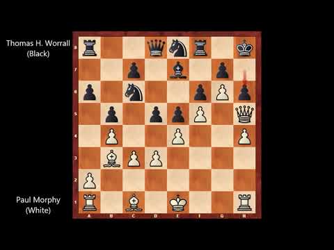 Paul Morphy vs Thomas Worrall - New Orleans (1858) #116